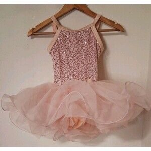 Weissman 1C Ballet Dance Costume Ballerina Tutu Baby Pink Sequin